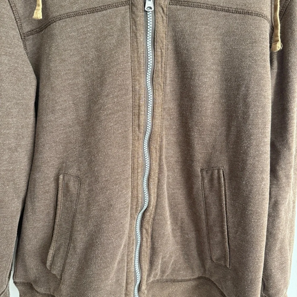 GH Bass & Co Mens Full Zip Hooded Fleece Jacket M Outdoors Barn Workwear Utility
